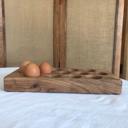 Wooden Egg Crate