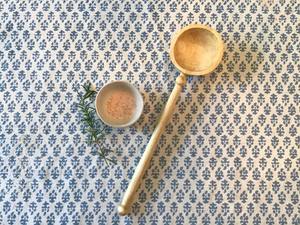 Set of Hand-Carved Wooden Cooking and Mixing Utensils