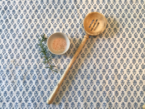 Set of Hand-Carved Wooden Cooking and Mixing Utensils