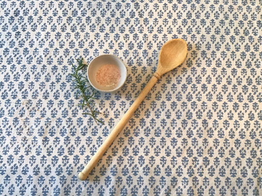 Set of Hand-Carved Wooden Cooking and Mixing Utensils