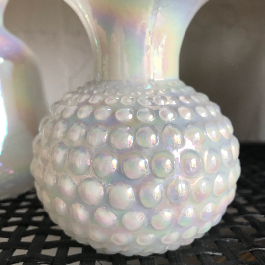 Opalescent Bud Vases - Set of 2