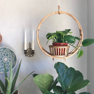 Lolita Rattan Hanging Planter