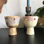 Load image into Gallery viewer, Stoneware Candleholders - Set of 2
